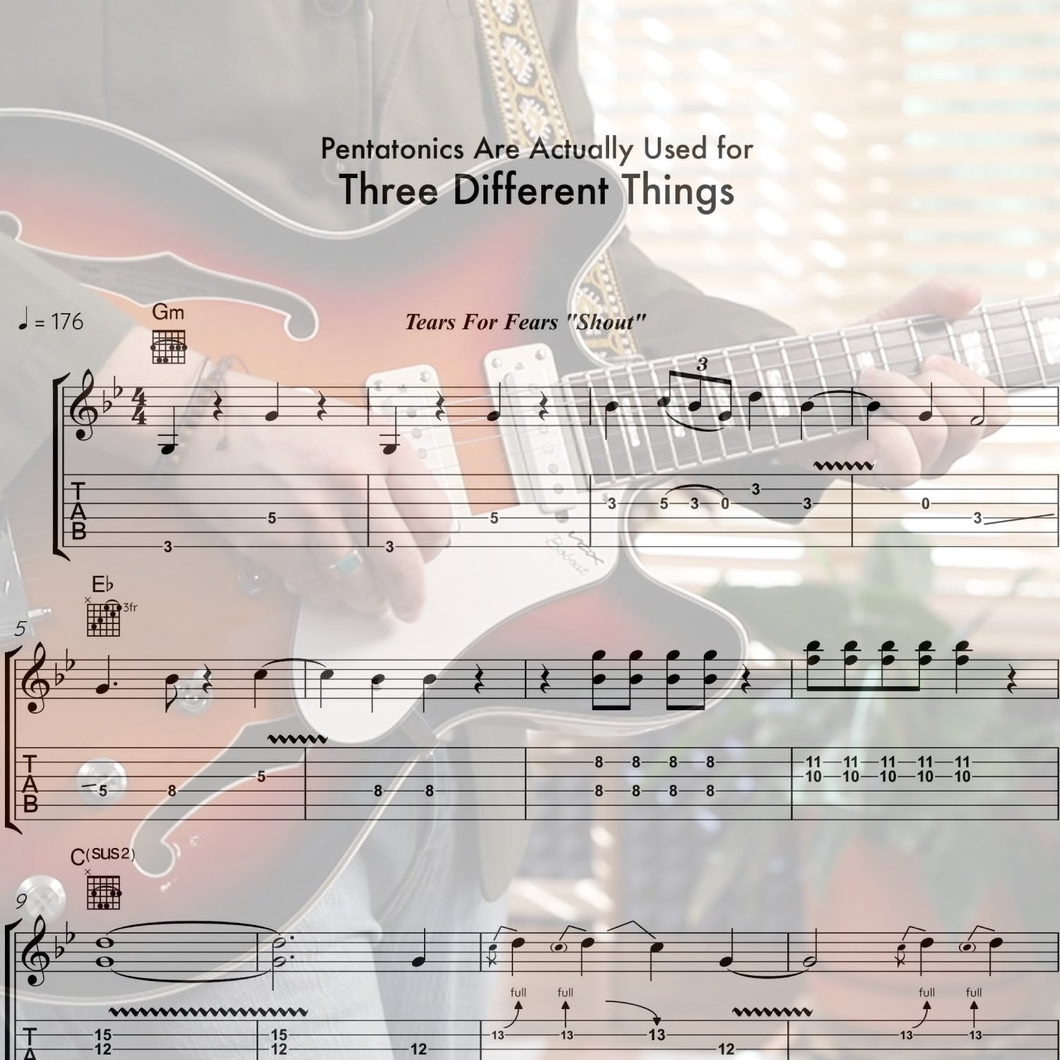 Pentatonics Are Actually Used for Three Different Things