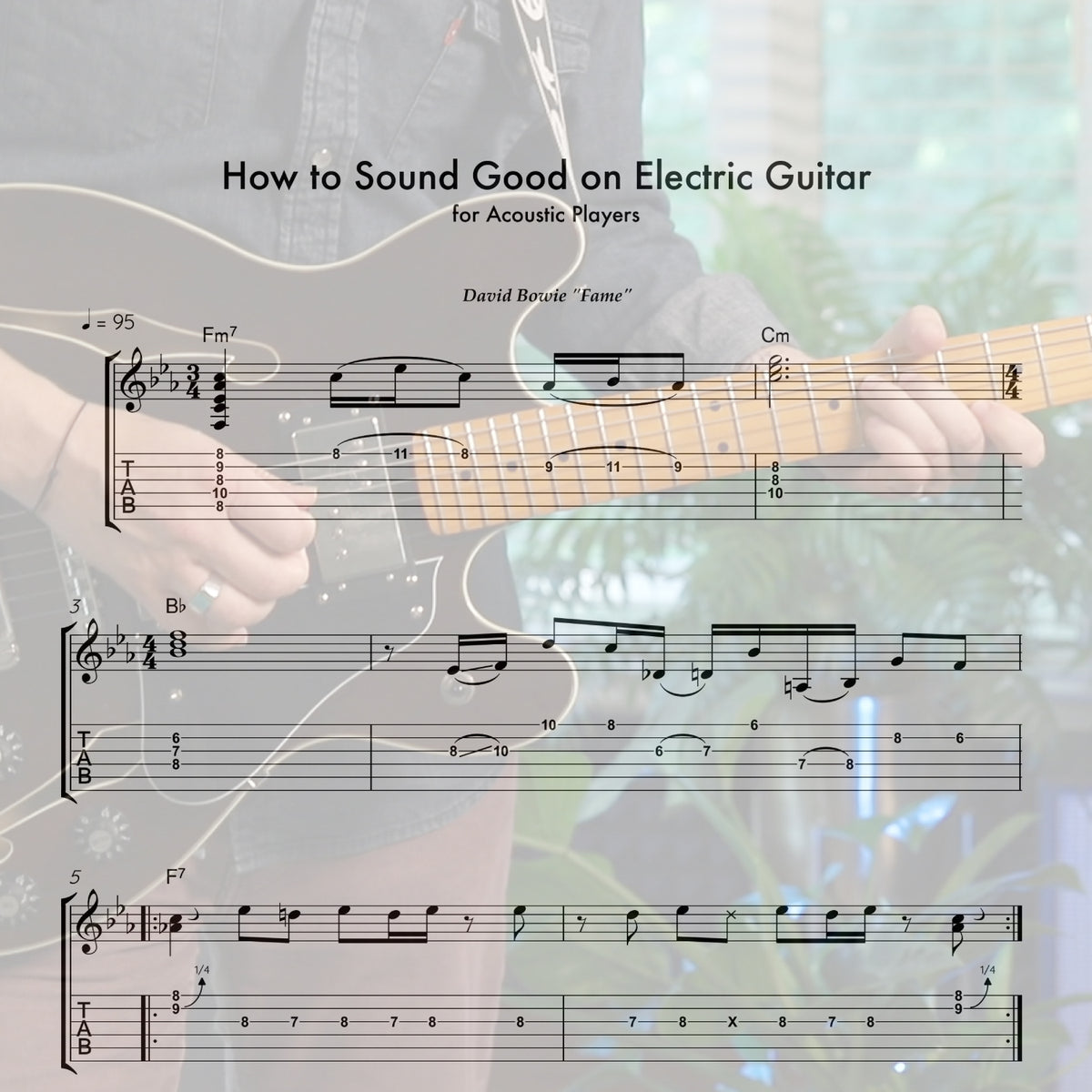 How to Sound Good on Electric Guitar