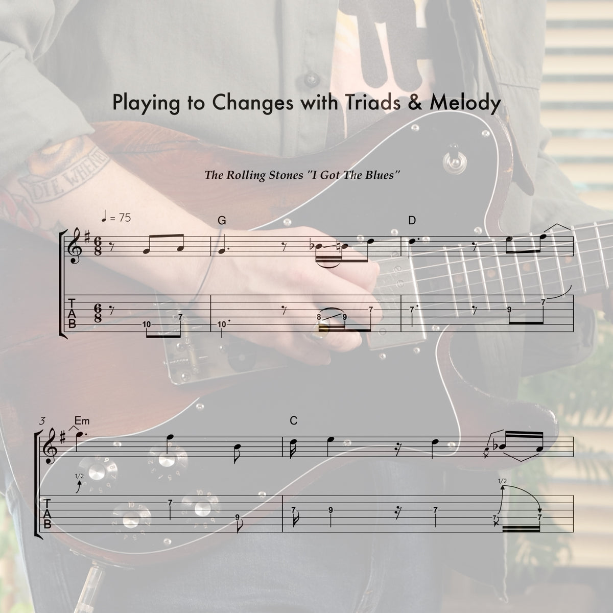 How to Play to Changes with Triads &amp; Melody