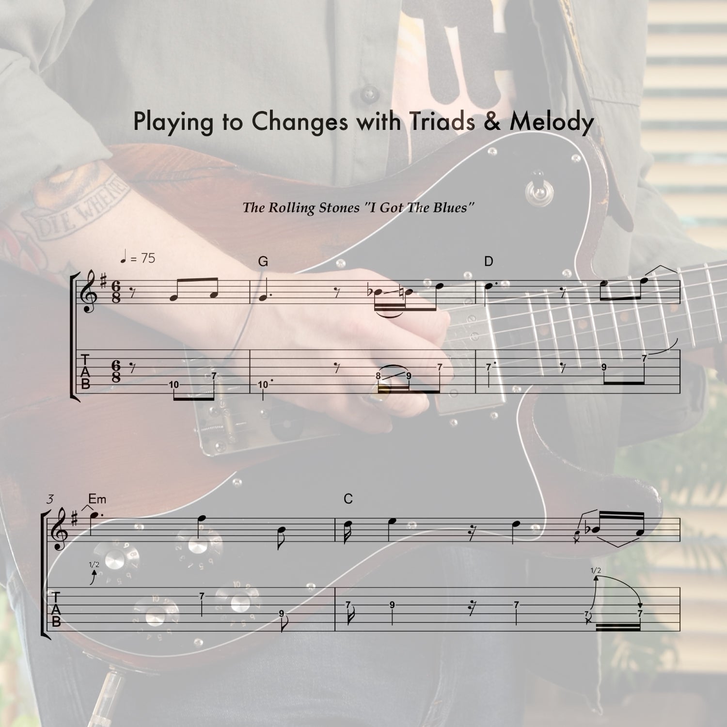 How to Play to Changes with Triads & Melody