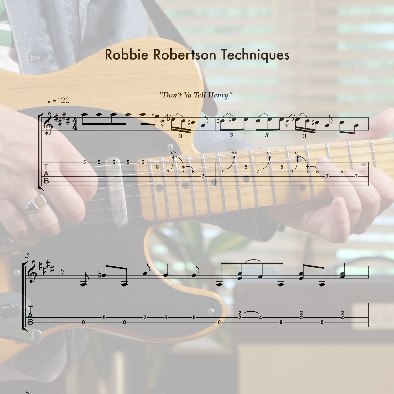 Robbie Robertson Techniques