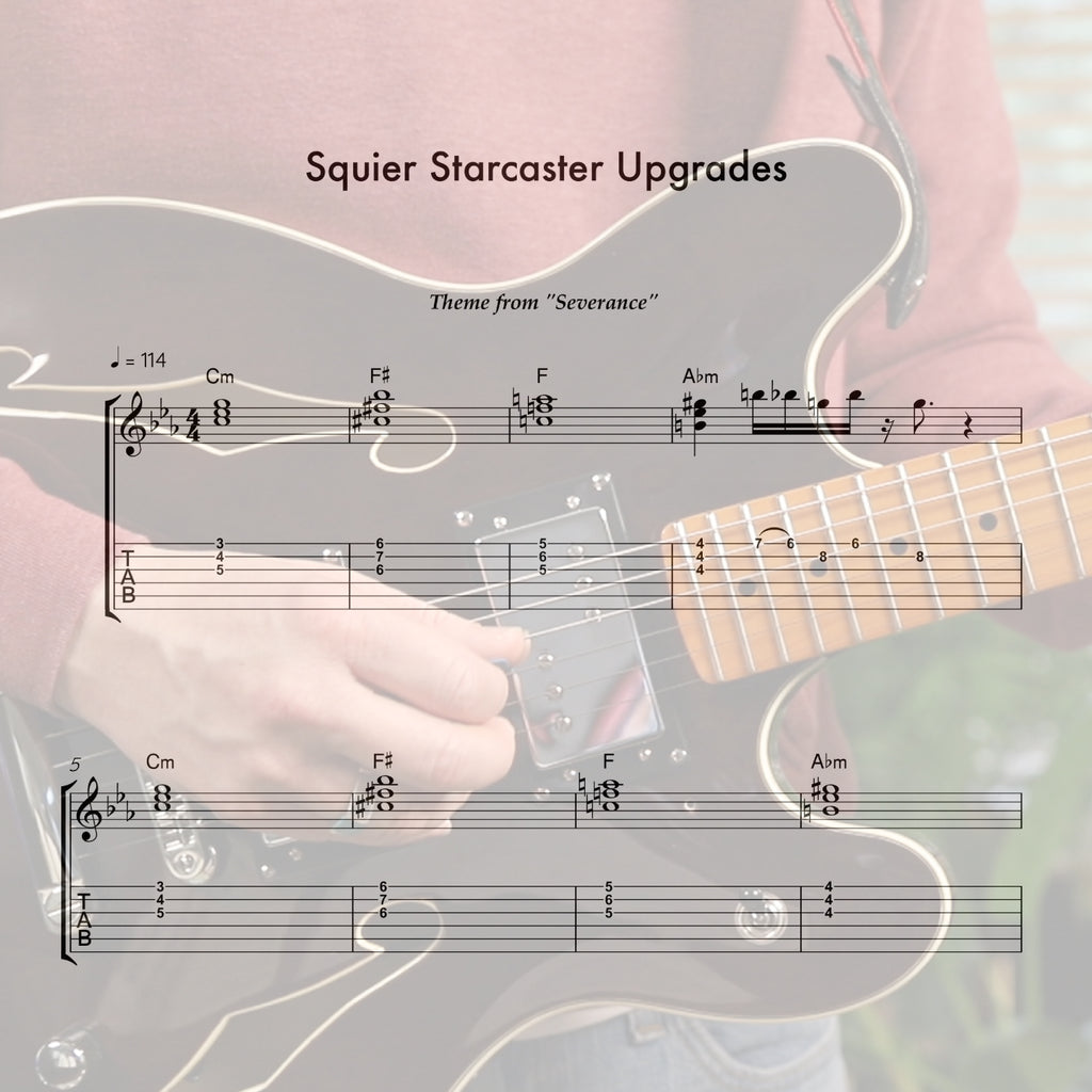 Squier Starcaster Upgrades - Eric Haugen Guitar