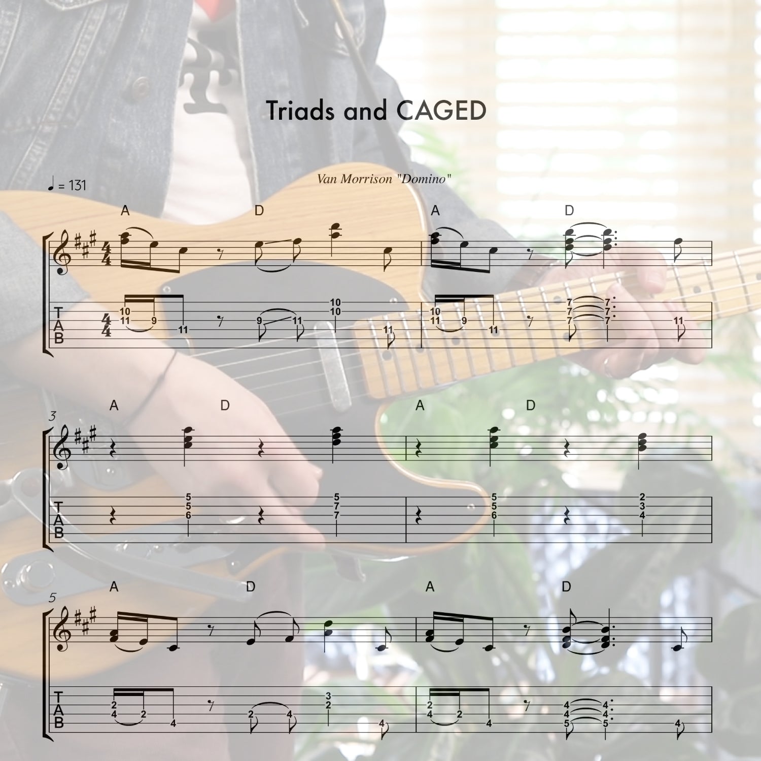 Triads and CAGED