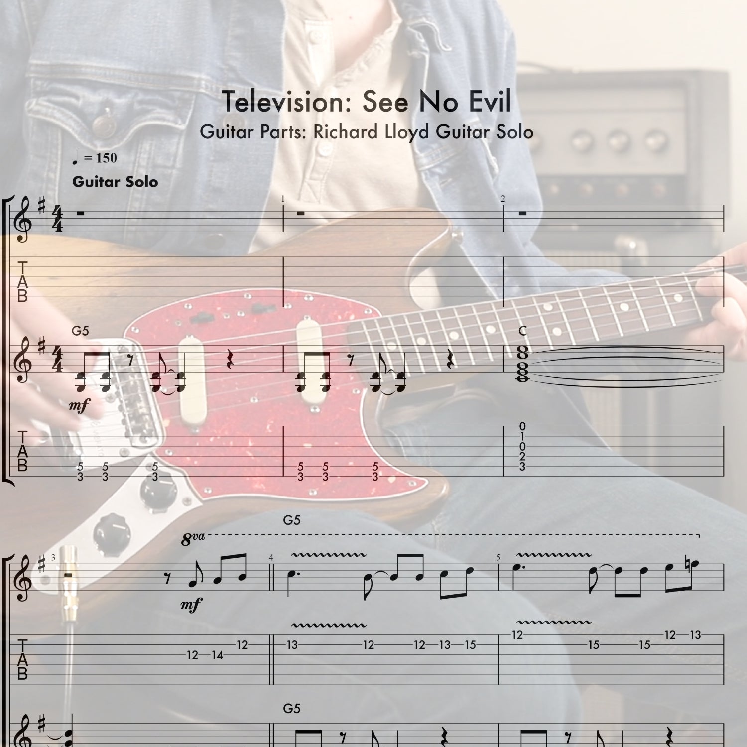 Television's "See No Evil" Richard Lloyd Guitar Solo